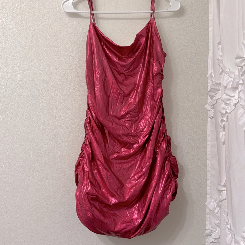 Pink Metallic Dress